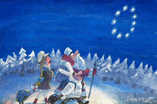 В Новый год - в Европу