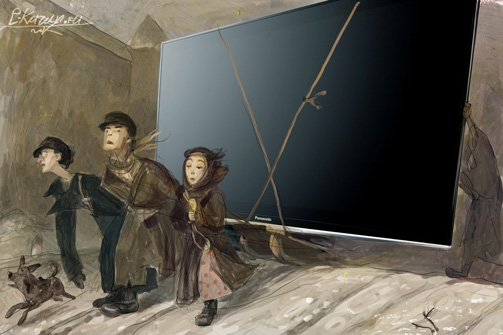 В новый год с телевизором