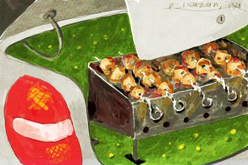 Шашлычная корзина