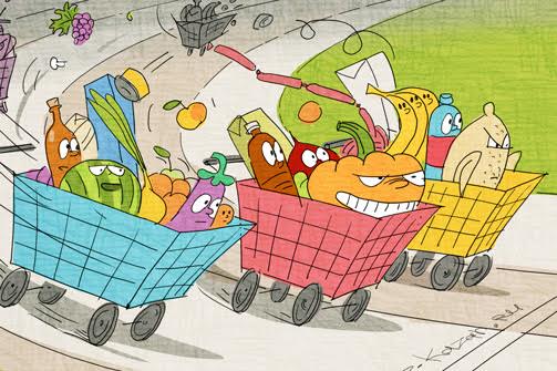 Продуктовая корзина казанца: французы щедрее