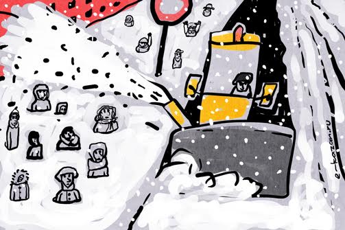 Кривая Казань: снег, снег, снег