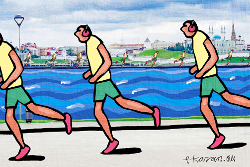 Казанец поделился длинным беговым маршрутом, в котором нет светофоров. Совсем