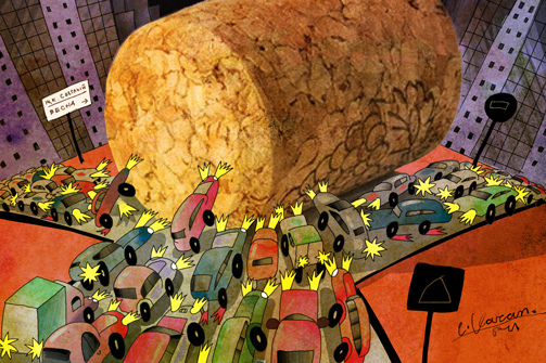 Что казанцы думают о легендарной пробке на Мамадышском тракте 