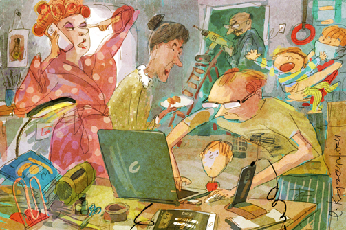 В Казани новый феномен измученного родителя. А ведь с начала дистанционки прошло всего три дня