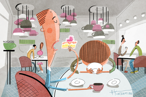 Знаменитой «Лакомке» уже за 80. Здесь все те же жирные заварные и корзинки с фруктами