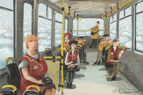 В троллейбусах начали менять кондукторов на компостеры. Рассказываем, как они работают 