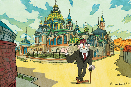 Фотопрогулка по Храму всех религий. Вас ждут Жан-Поль, сфинксы и дерево желаний, вросшее в потолок