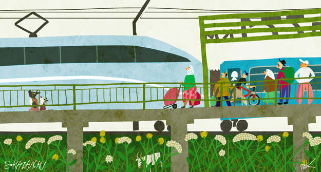 В электричке первым классом