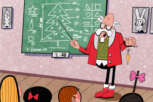 Керамические эчпочмаки, советские дети в ушанках и змеи в тюбетейках: украшаем елку игрушками казанских мастеров