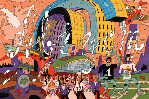 Троллейбус повис над ямой, король Малайзии похвалил запах Aurus, а телевизионщики дорисовали Казани небоскребы: весь август в 21 пункте