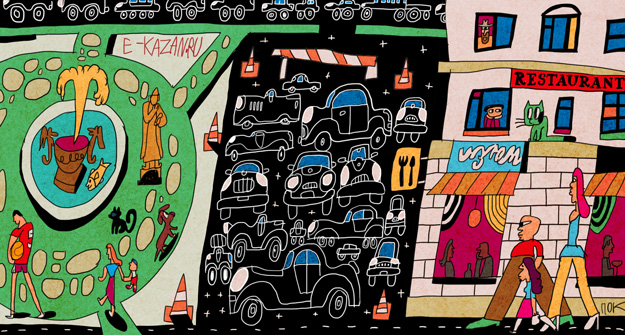 Парковка за «Изюмом»