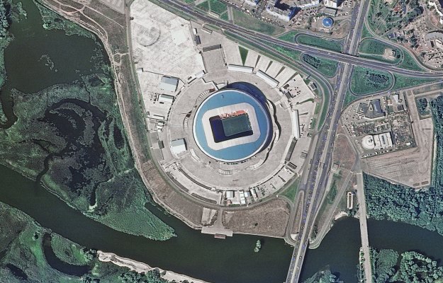 «Казань Арена». Фото: vk.com/roscosmos