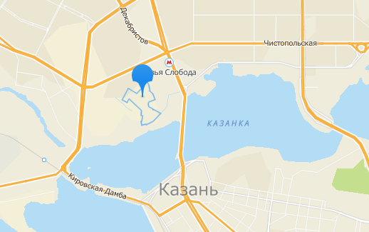 Гривка на карте