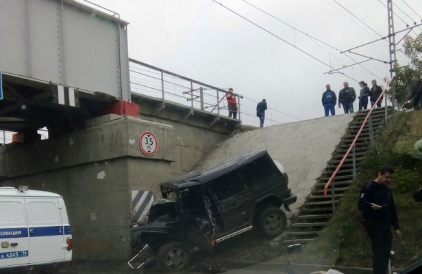 Разбитый Gelandewagen. Фото: соцсети