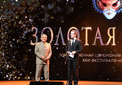 Владимир Машков и Рустам Минниханов без «Золотых масок». Фото: rais.tatarstan.ru