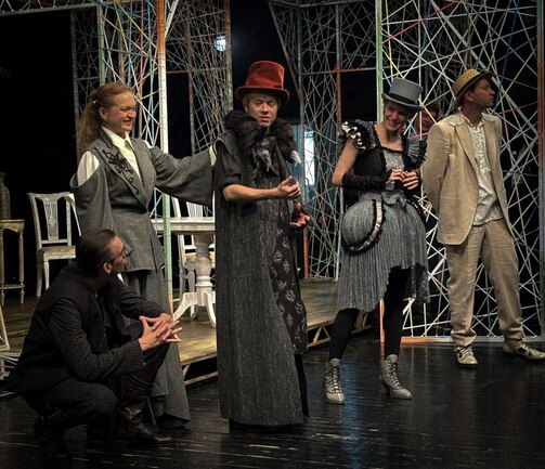 Репетиция спектакля «Вишневый сад». Фото: teatrkachalov/vk.ru