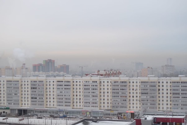 Декабрьский смог. Фото: netmszkzn/vk.com