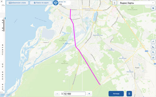 Схема из федеральной государственной информационной системы территориального планирования