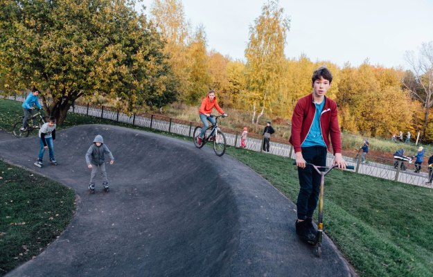 Памп-трек в Горкинском лесу. Фото: park.tatar