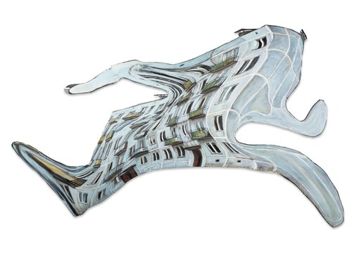 Фото: Даниил Кудряшов, «Убегающая пятиэтажка»/bizon.gallery