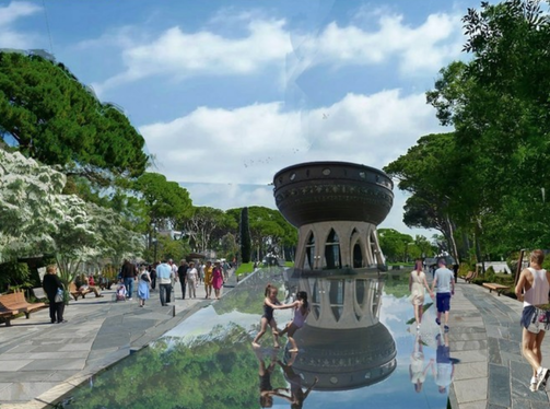 Эскиз будущего парка