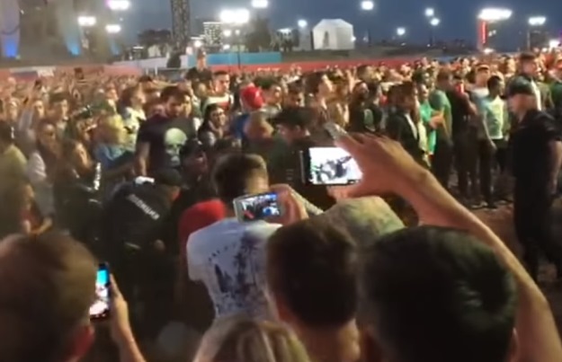 Потасовка на фанфесте. Фото: соцсети