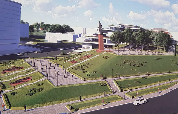 Проект реконструкции холма. Фото: twitter.com/Edkhayrullin