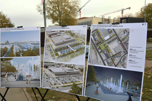2025 год. Минниханов на стройке ЦУМа. Фото: Рустем Кадыров/rais.tatarstan.ru