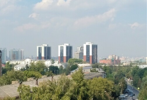 Смог над городом 1 сентября. Фото: читатель e-Kazan