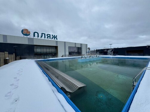 Редкое природное явление — бассейн без посетителей. Фото: пресс-служба Госстройнадзора РТ