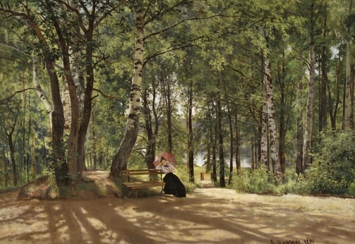 Шишкин — «На даче», 1894