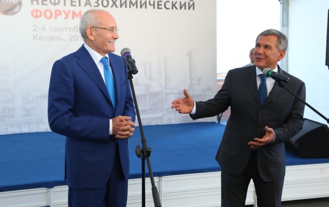 Хамитов и Минниханов. Фото: bashinform.ru