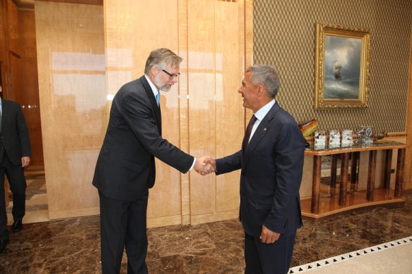 Эриксон и Минниханов. Фото: prav.tatarstan.ru